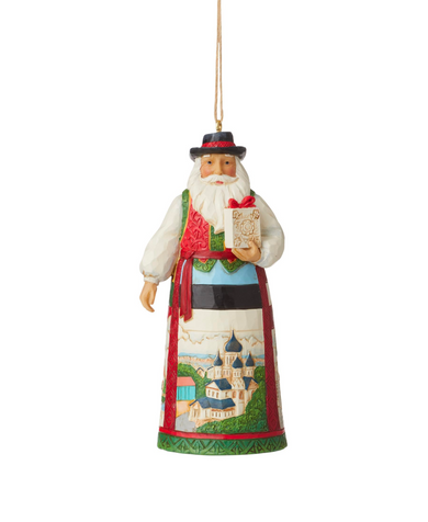 Jim Shore Santas Around The World: Baltic Santa Ornament