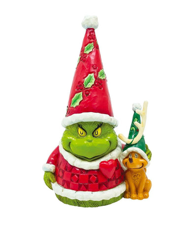 Jim Shore Grinch and Max Gnome