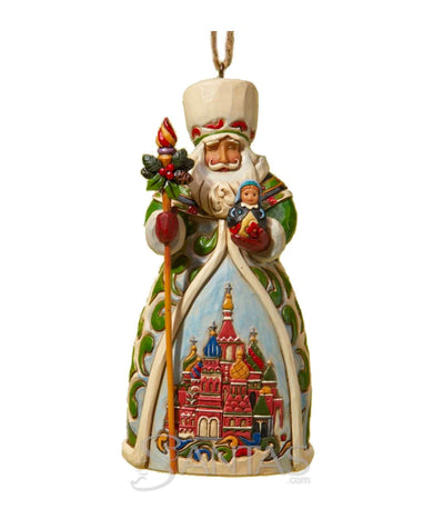 Jim Shore Santas Around The World: Russian Santa Ornament