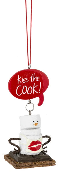 S'mores Kiss The Cook Ornament
