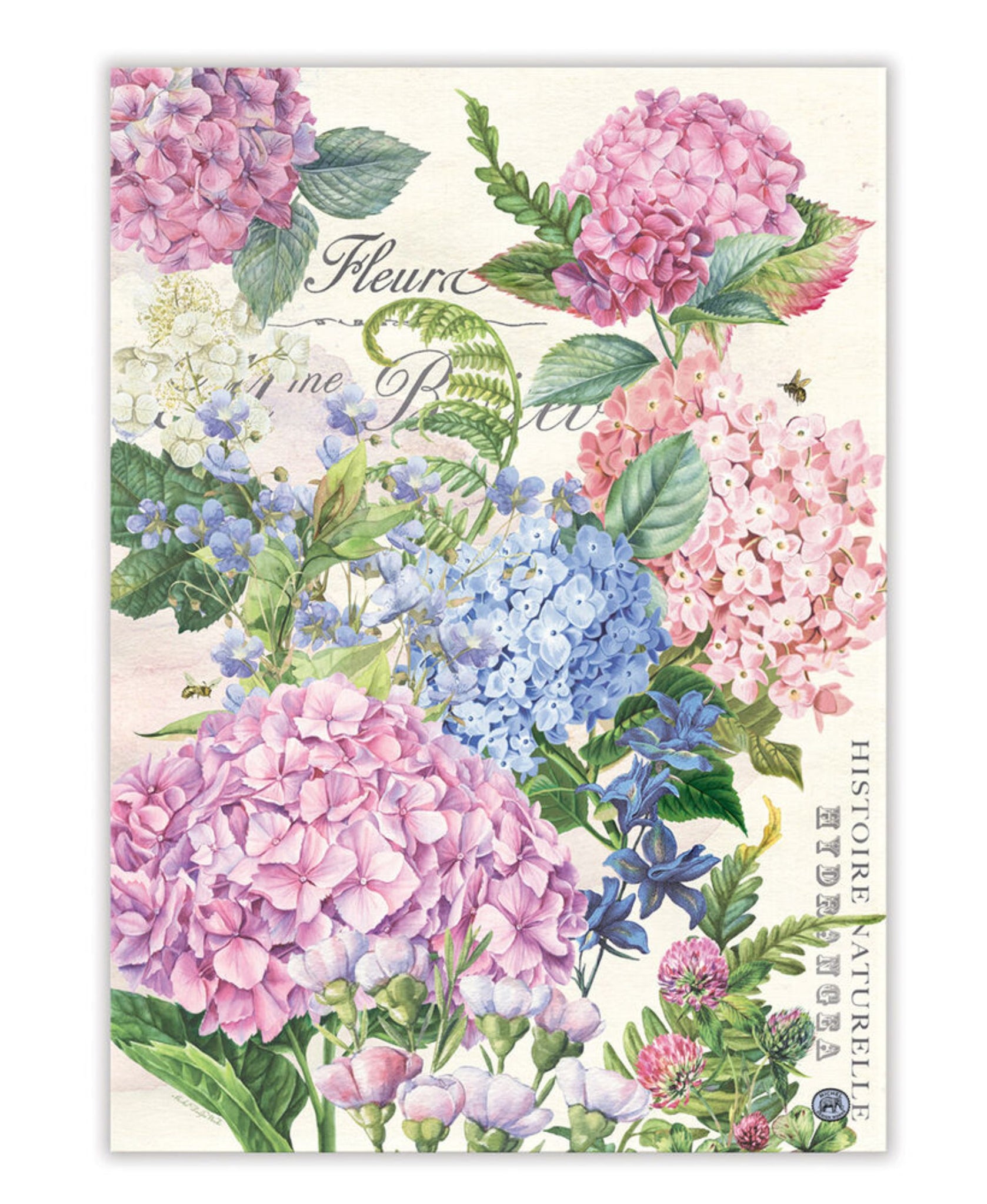 Michel Design Works Wild Hydrangea Kitchen Towel