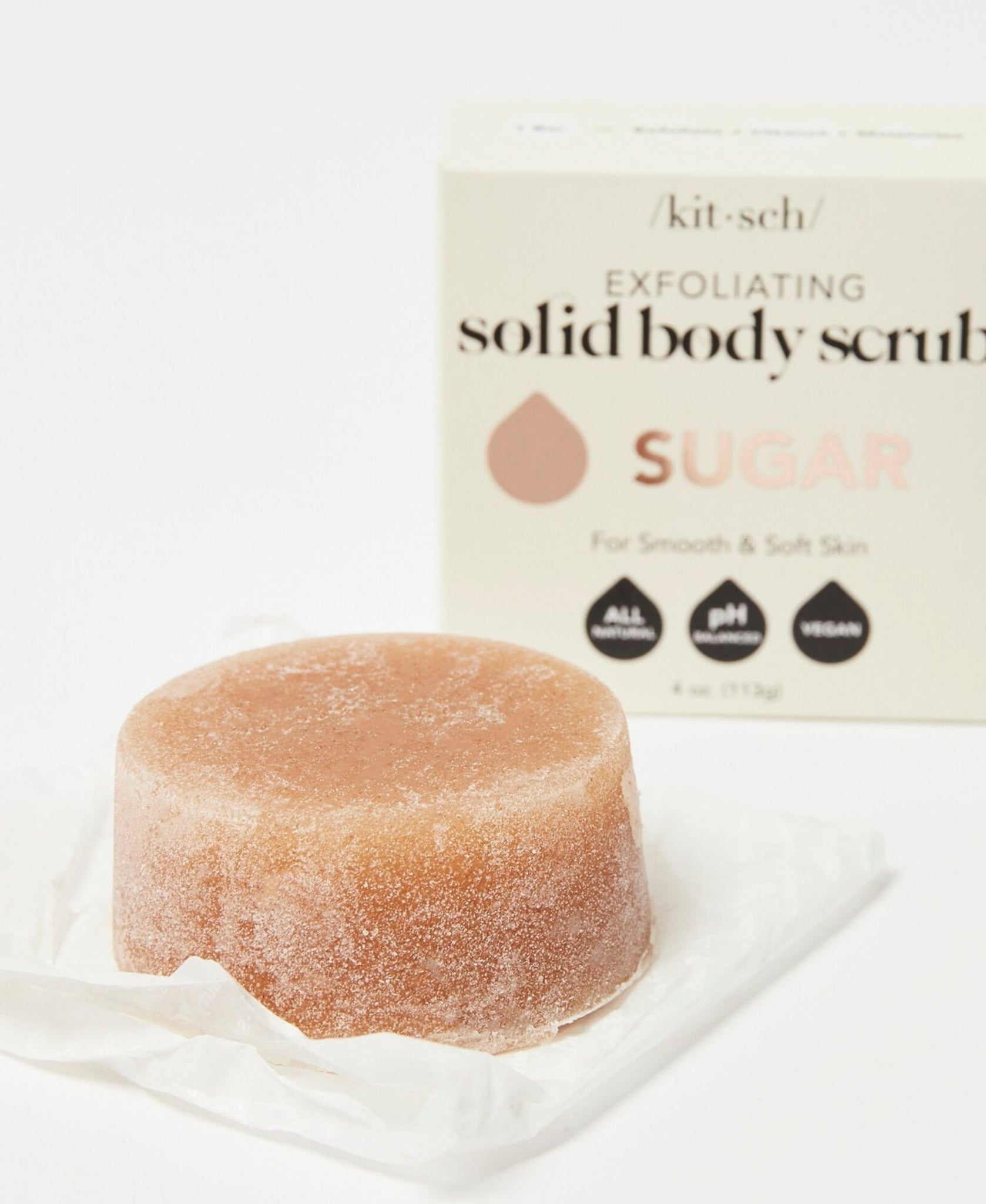 Kitsch - Exfoliating Solid Body Scrub - Sugar