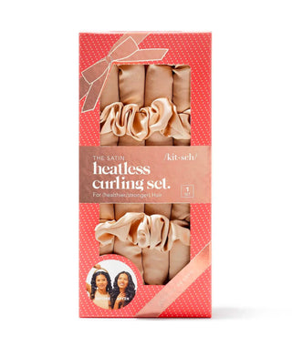 Kitsch - The Satin Heatless Curling Set: Champagne