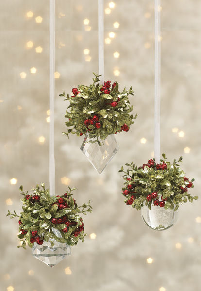 Mini Mistletoe Krystal Ornament