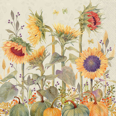 IHR Sunflowers Lunch Napkins