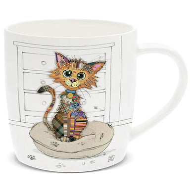 Bug Art Fine China Mug - Cat