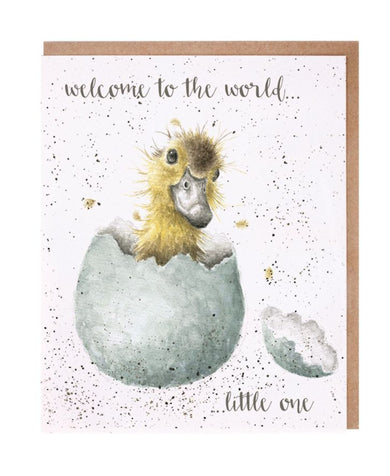 Wrendale Designs 'Little One' Duck New Baby Card