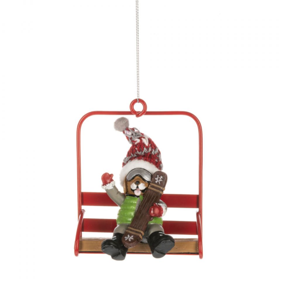 Day At The Ski Lodge Ornaments