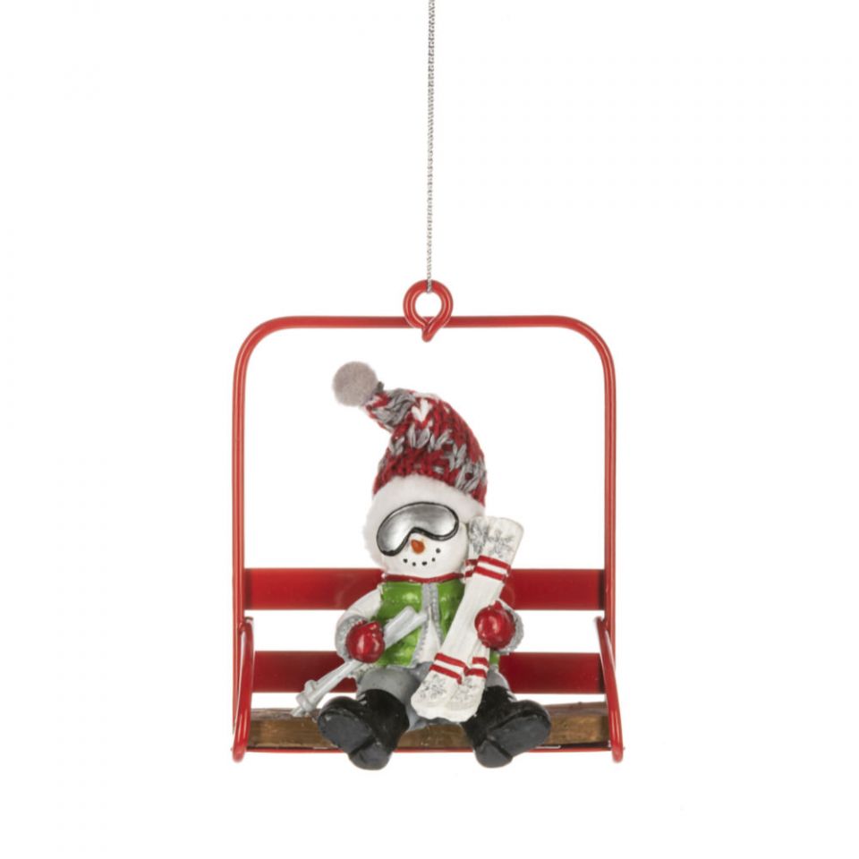 Day At The Ski Lodge Ornaments
