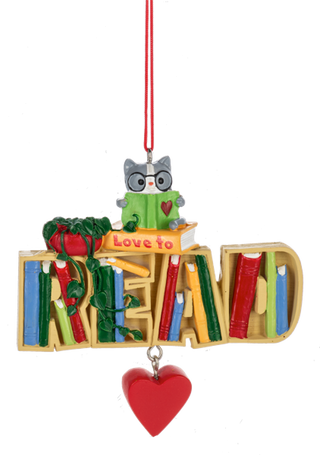Love To Read Ornament