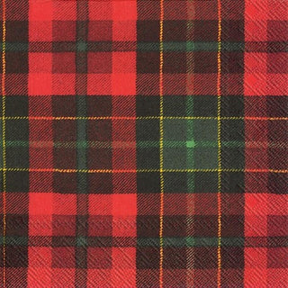 IHR Tartan Red Lunch Napkins