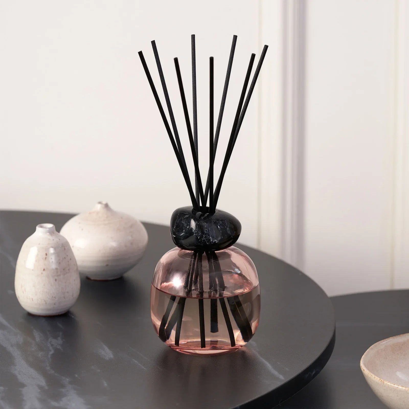 Maison Berger Mineral Pink & Black Reed Diffuser with Exquisite Sparkle
