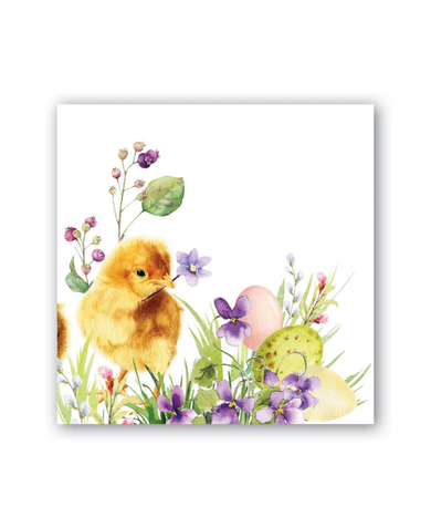Michel Design Works Bunny Meadow Cocktail Napkins-Chick