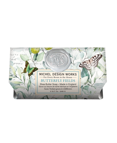 Michel Design Works Butterfly Fields Large Bath Soap Bar