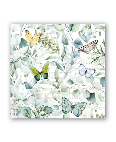 Michel Design Works Butterfly Fields Luncheon Napkin