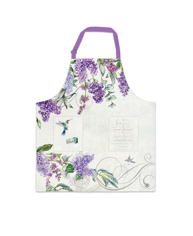 Michel Design Works French Lilacs Cotton Apron