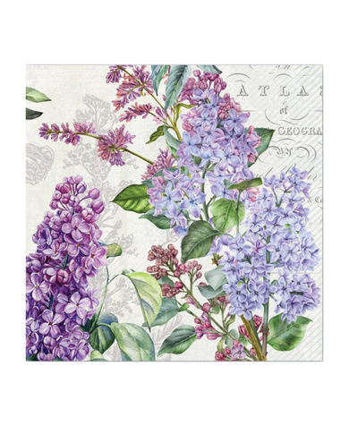 Michel Design Works French Lilacs Luncheon Napkin