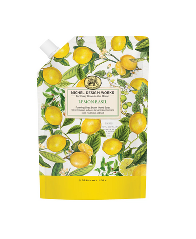Michel Design Works Lemon Basil Foaming Hand Soap Refill