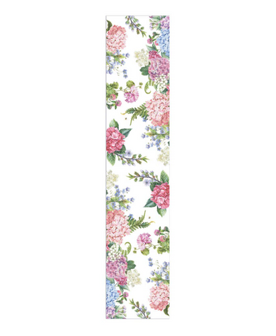 Michel Design Works Wild Hydrangea Cotton Table Runner