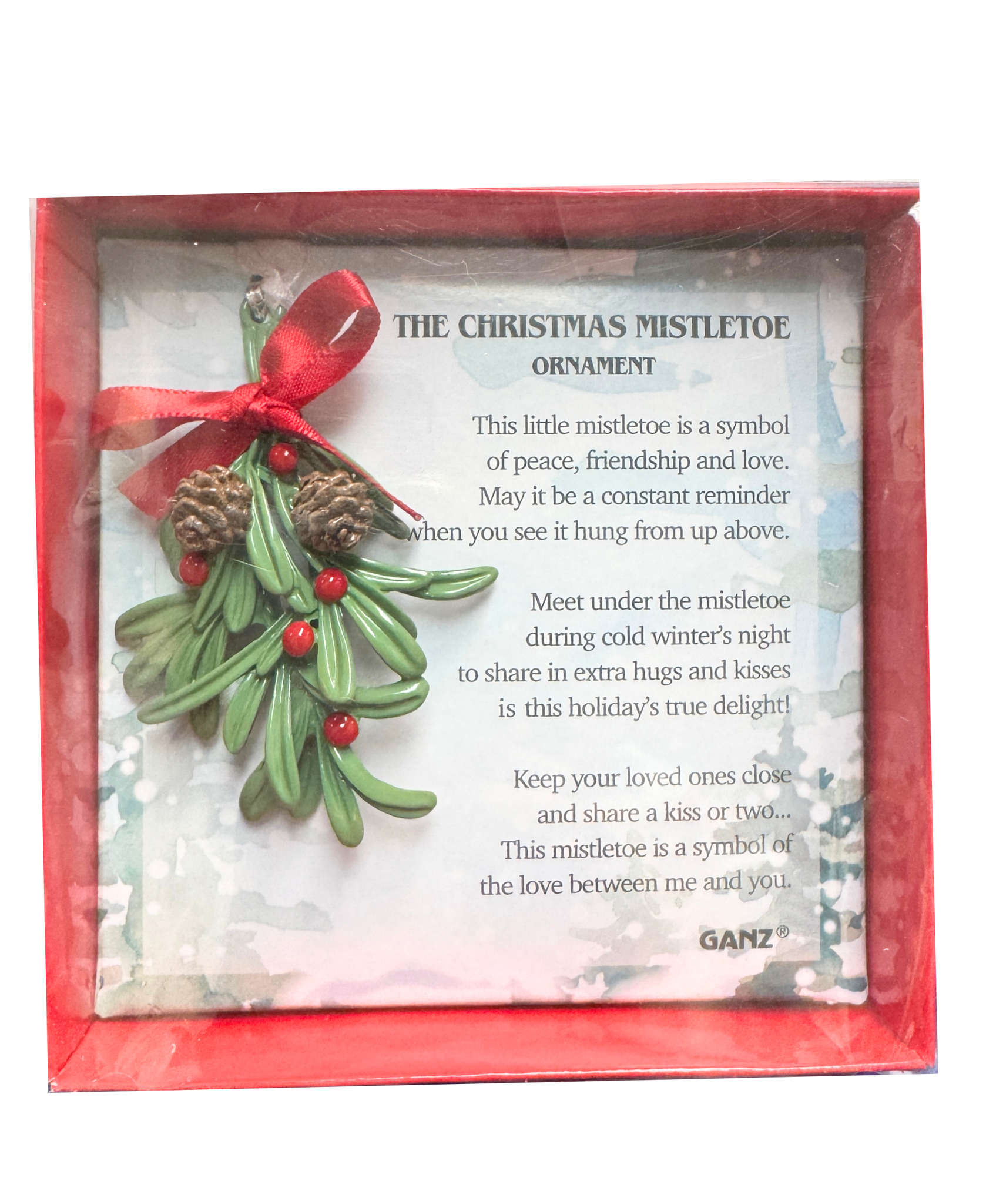 The Christmas Mistletoe Boxed Ornament