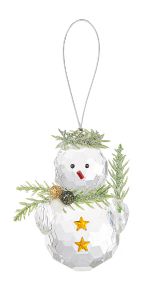 Teeny Mistletoe Snowman Ornaments