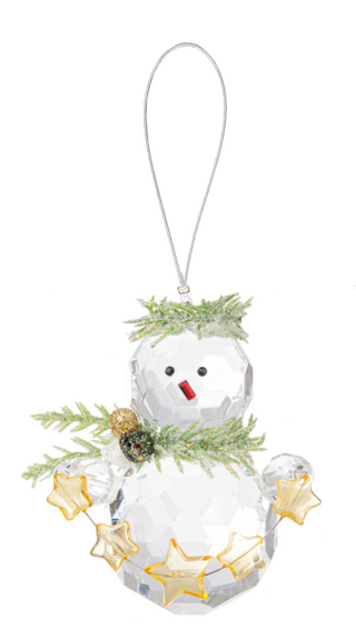 Teeny Mistletoe Snowman Ornaments