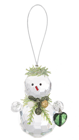 Teeny Mistletoe Snowman Ornaments