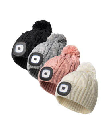 Night Scope - Rechargeable LED Light Pom Hat