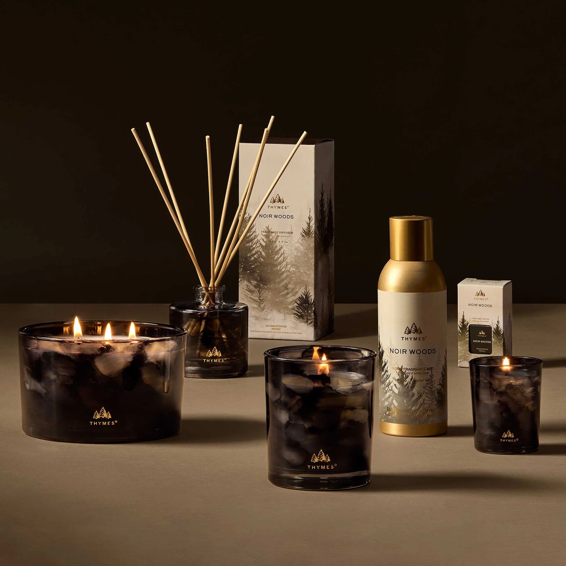 Thymes Noir Woods Home Fragrance Mist