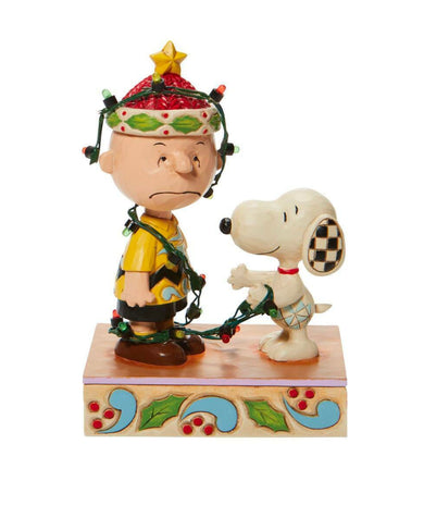 Jim Shore Peanuts 'Oh Brother' - Charlie and Snoopy