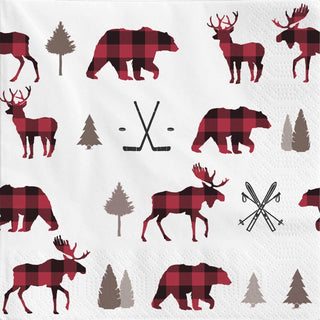 Twilight Canadian Winterness Luncheon Napkins