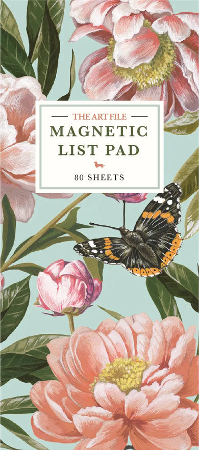 Magnetic To-Do Pads - Flowers And Butterflies