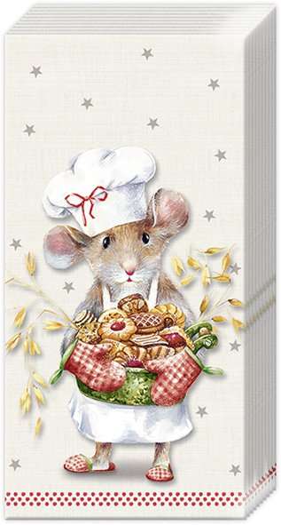 IHR Anna Baked Cream Red Pocket Tissues