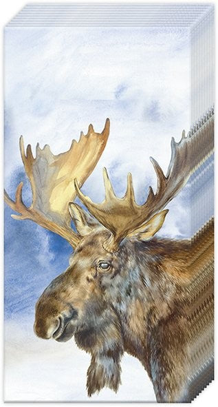 IHR Moose Blue Pocket Tissues