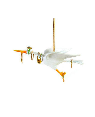 Patience Brewster 12 Days 5 Gold Rings Mini Ornament