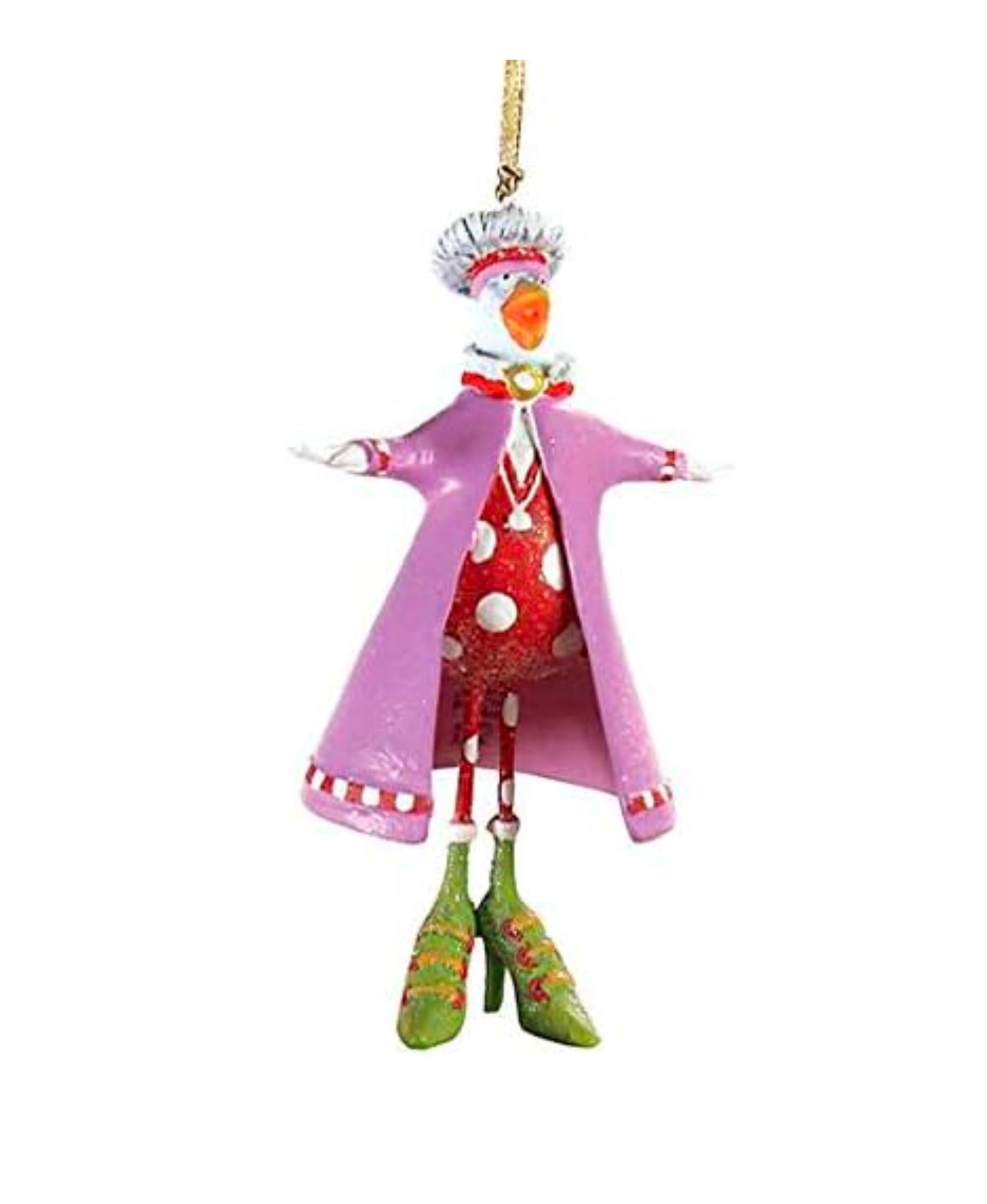 Patience Brewster 12 Days of Christmas Calling Bird Mini Ornament