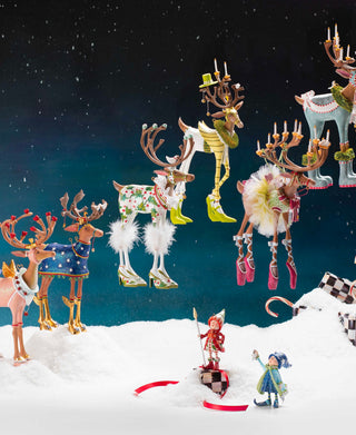 Patience Brewster Dash Away Prancer Reindeer Figure
