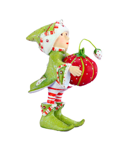 Patience Brewster Dash Away Prancer's Elf Mini Ornament