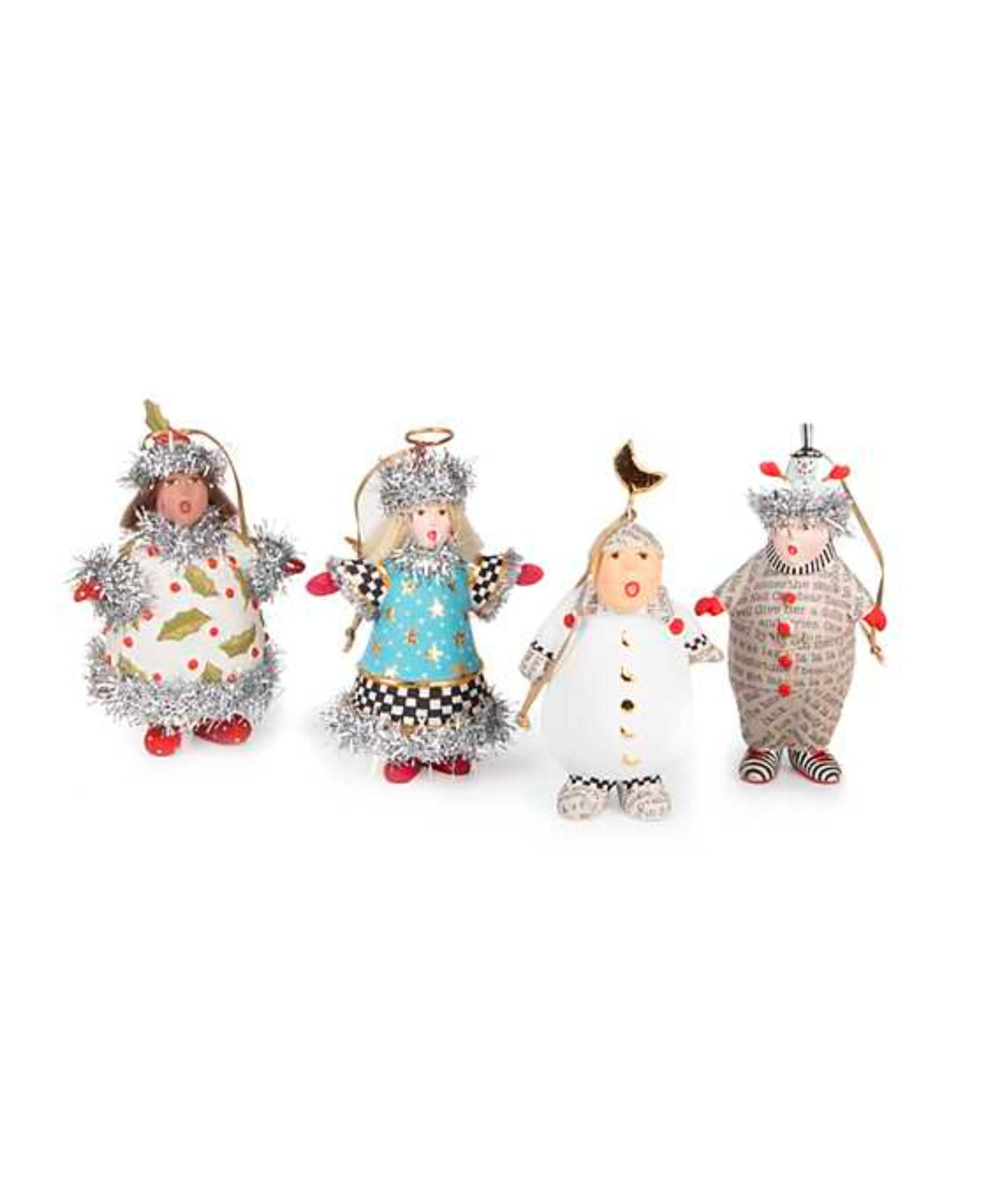 Patience Brewster Hank Snowman Hat Caroler Ornament