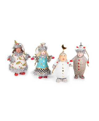 Patience Brewster Hank Snowman Hat Caroler Ornament