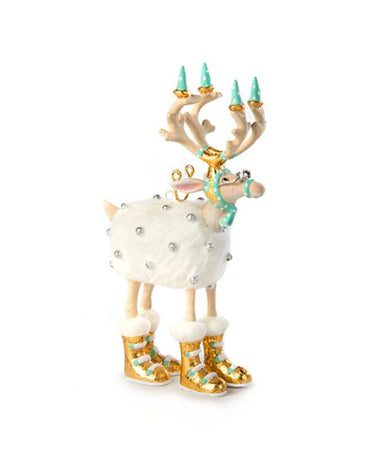 Patience Brewster Moonbeam Blitzen Mini Ornament