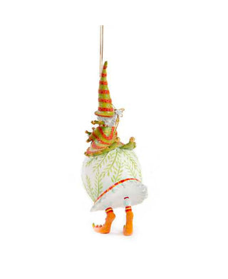 Patience Brewster Dash Away Mrs. Santa With Stocking Ornament