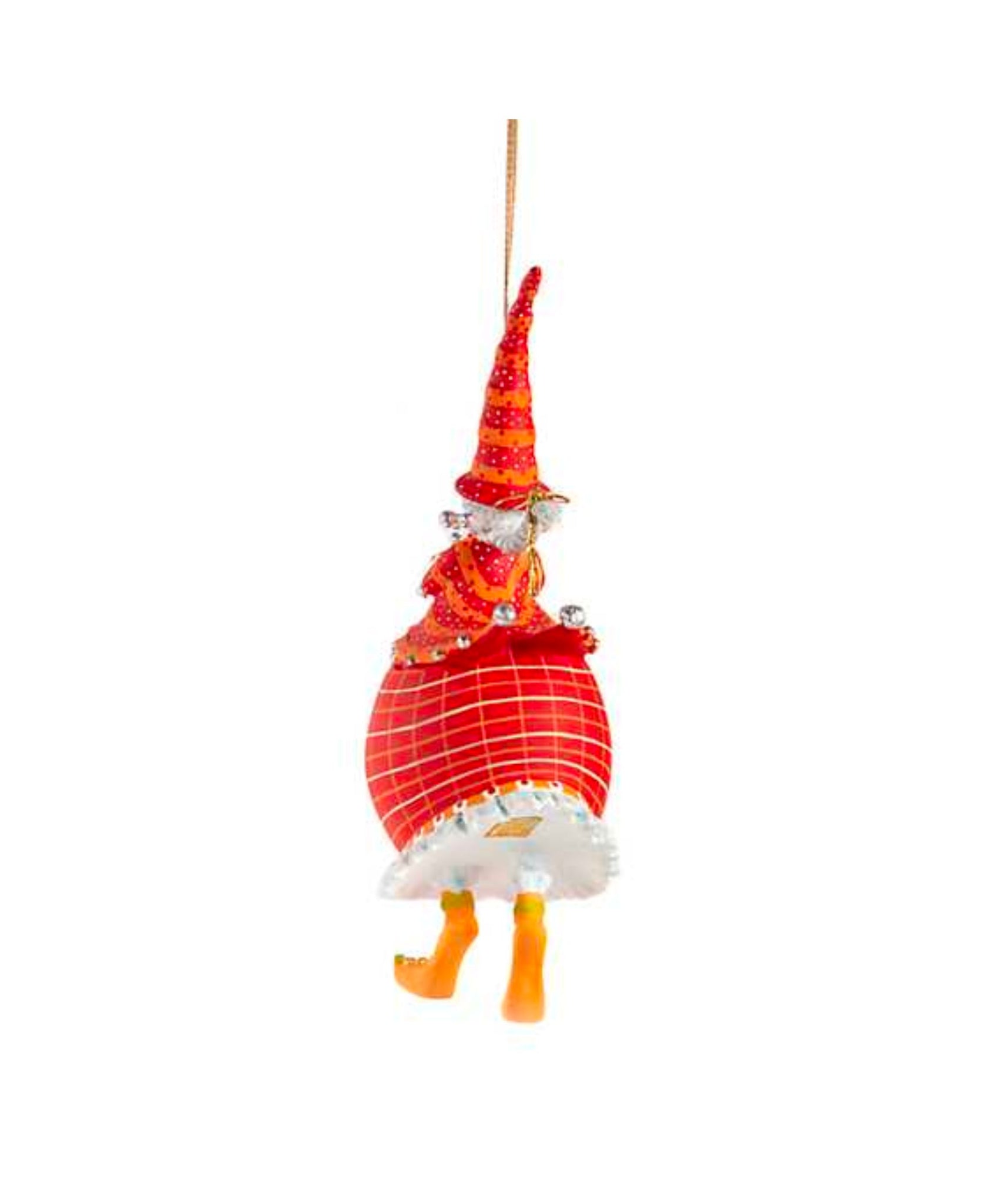Patience Brewster Dash Away Candle Red Mrs. Santa Ornament