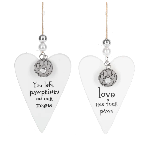 Pet Heart Ornaments
