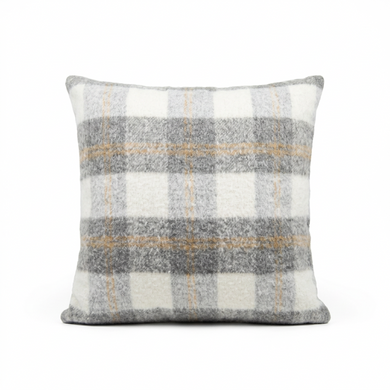 Soft Brushed Plaid Pillow