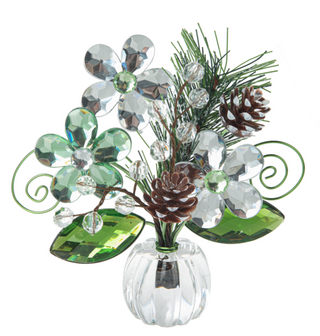 Crystal Expressions Winter Garden Posy Pot