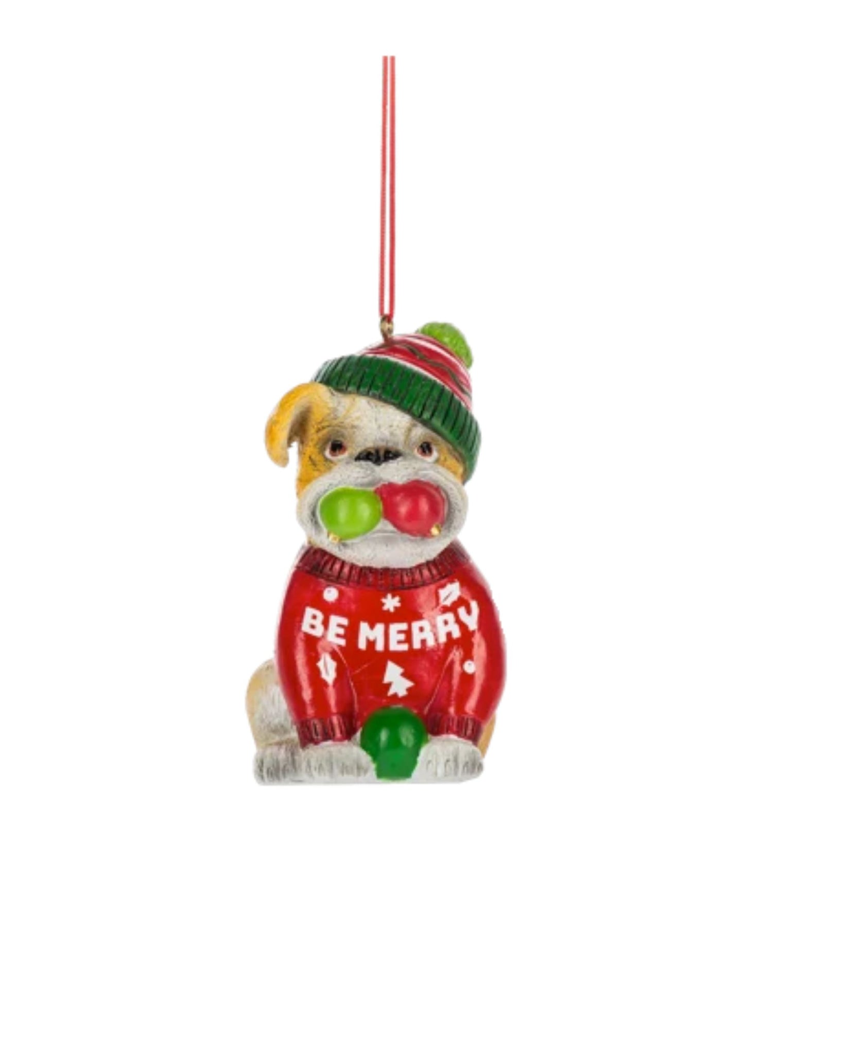 Christmas Puppy Ornaments