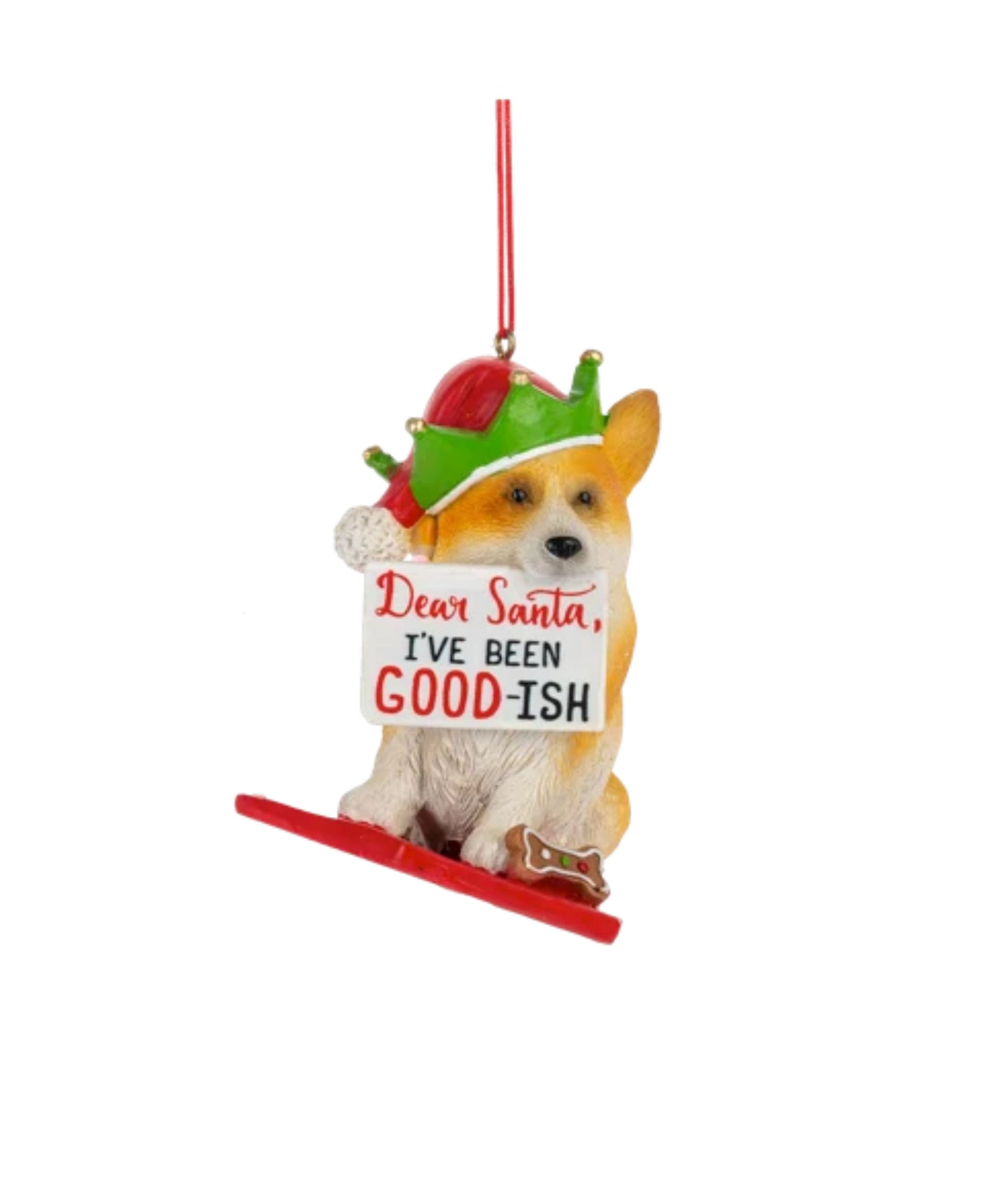 Christmas Puppy Ornaments