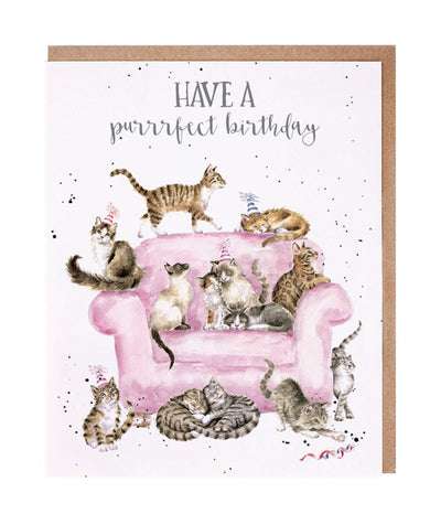 Wrendale Designs 'A Purrrfect Birthday' Birthday Card