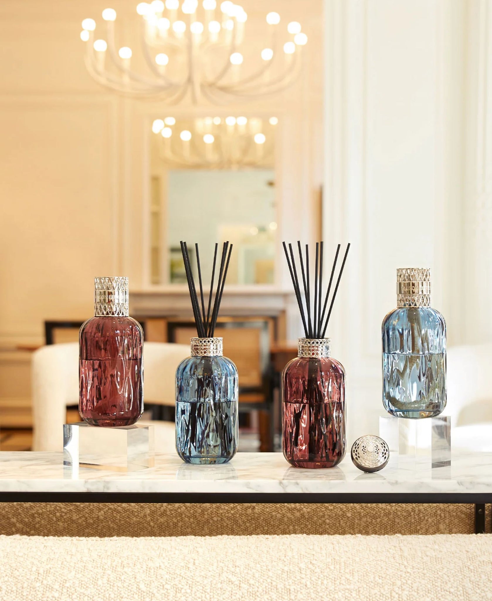 Quintessence Bouquet Reed Diffuser - Blue - Maison Berger